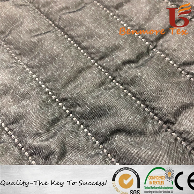 Ultrasonic Quilting Fashion Fabric/Polyester or Nylon Quilting Fabric for Downcoat Fabric