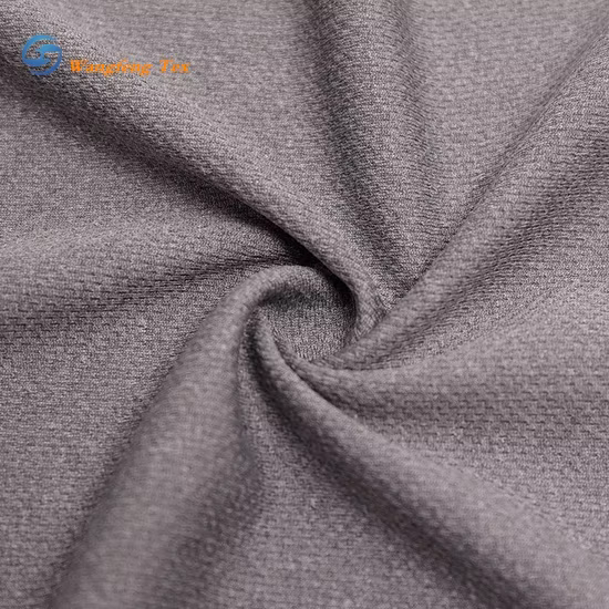 Hochwertiger recycelter Memory-Vorhangstoff aus 100 % weißem Polyester